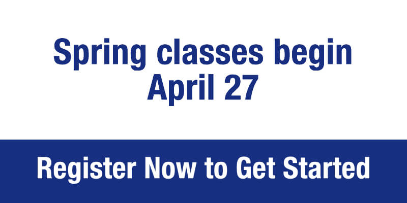 Spring classes begin april 27