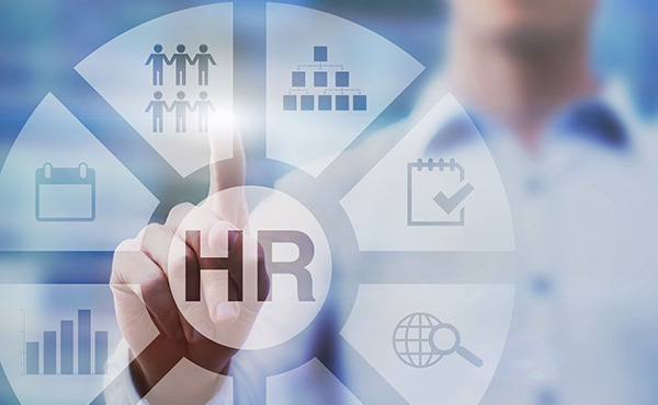 Human resources management, featuring diverse workforce in office setting